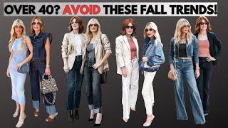 Over 40 2024 Fall Fashion Trends to Avoid and What to Wear Instead  Fashion Over 40 amp 50 [upl. by Thesda]