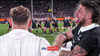 INTENSE 😯 The All Blacks perform the Haka in front of England [upl. by Sall234]