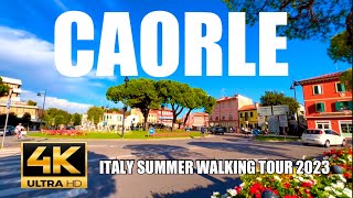 CAORLE ITALY RELAXING VIRTUAL WALKING TOUR ULTRA 4K 60FPS [upl. by Lemrahs260]