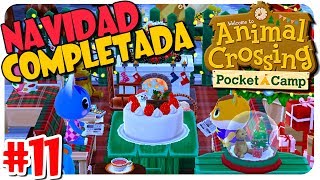 ¡DECORACIÓN NAVIDEÑA YA ERES MÍA 11 ANIMAL CROSSING POCKET CAMP PARA MÓVIL [upl. by Erej135]