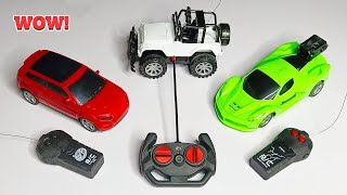 remote control raceing carRC JeepRC Spray Car RC toy Car Unboxing And Testing Video [upl. by Tifanie]