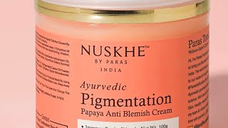 nuskhe bye paras Pigmentation cream review nuskhebyparas [upl. by Belshin]