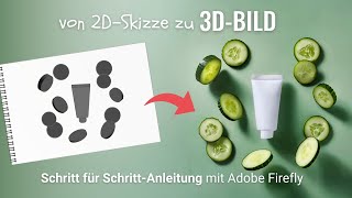 Von Skizze zum 3DBild – in wenigen Minuten mit Adobe Firefly Tutorial [upl. by Aihpos]