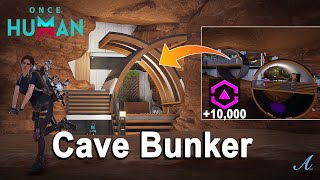 Once Human  Cave Bunker House Base w Easy Starchrom Farm [upl. by Nima]