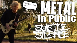 METAL TRUMP IN PUBLIC SUICIDE SILENCE [upl. by Kcim565]