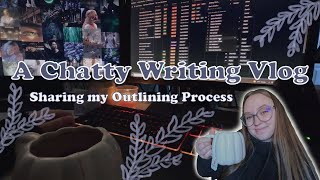 A Chatty Writing Vlog 🍂  Sharing my Outlining Process amp Visiting Coffee Shops [upl. by Teressa665]