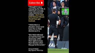 Howard Webb West Ham Win [upl. by Dolly439]