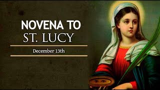 NOVENA TO ST LUCY  DAY 1 [upl. by Capello116]