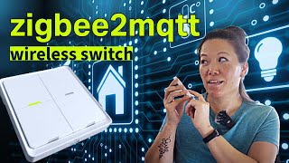 Moes Tuya wireless switch  Zigbee2MQTT [upl. by Enyamrahc]