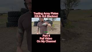 Part 4 Putting The US Military Level IV Body Armor To The Test Review Bulletproof or Bust shorts [upl. by Nedyah]