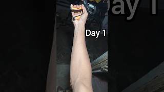 hand gripper body transformation  hand gripper before and after hand gripper 7 day challenge [upl. by Dnalloh]