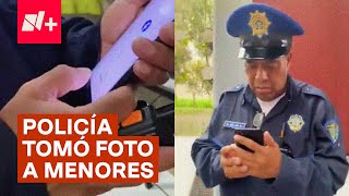 Investigan a policía que tomó fotos a menores  N [upl. by Mariandi811]