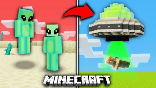 Poprosiłem 10 LOSOWYCH OSÓB aby zbudowali UFO w MINECRAFT [upl. by Russian]