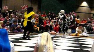 Sakura Con 2009 Cosplay Chess  White Ranger vs Scorpion [upl. by Eb172]