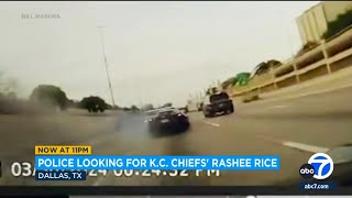 KC Chiefs player involved in Dallas crash police say  Dash cam VIDEO [upl. by Greabe]