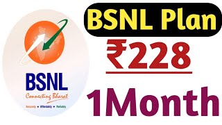 BSNL 228 Plan  BSNL Unlimited Data Plan  Bsnl Plans  Bsnl New Plans  228 bsnl recharge plan [upl. by Natale]