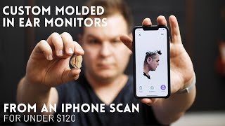 Custom molded inear monitors made from an iPhone scan for under 120  WAVS Custom [upl. by Behah]