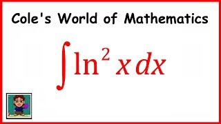 Integral of ln x2 ❖ Integration By Parts ShortCut ❖ Calculus 2 [upl. by Lanita]