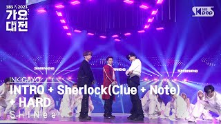 SHINee 샤이니  INTRO  Sherlock Clue  Note셜록  HARD 가요대전 GayoDaejeon 20231225 [upl. by Mort]