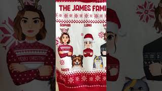 Flat Art Semireal Pet  Gift For Family Couple Dog Cat Lovers  Personalized Unisex Ugly Sweater [upl. by Nert]