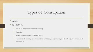 Constipation Not Just Prune Juice and Colace [upl. by Wandie]