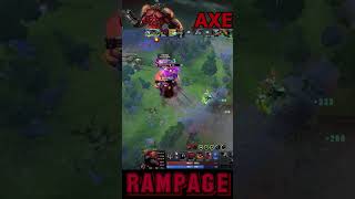 The Executioner Strikes Axes Perfect Rampage dota2 shorts axe rampage dota2highlighs [upl. by Atikan]