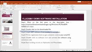 Installation of FluidSIM 5 Demo software [upl. by Ahsehyt]