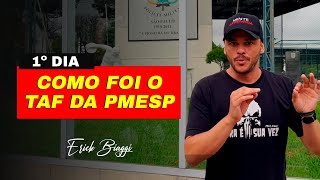 COMEÇOU O TAF PMESP  TUDO QUE VOCÊ PRECISA SABER 🔥 [upl. by Eenej]