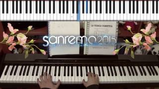 Chiara  Straordinario Sanremo 2015 piano cover by andrixbest [upl. by Hachmin]