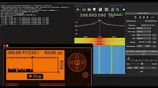 Ver una transmisión en la frecuencia 300 MHz con Gqrx y capturarla con Flipper Zero [upl. by Elegna]