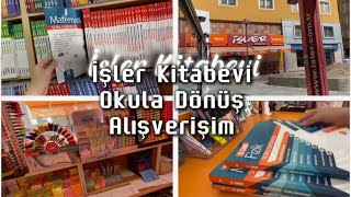 İşler Kitabevi Okula Dönüş Alışverişim  9 Sınıf Kaynak Kitap Alışverişim [upl. by Motch]