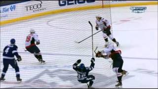 Alexander Ovechkin nails Cory ConacherDualFeed [upl. by Bezanson533]