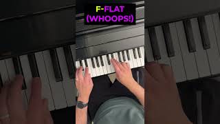 CFlat Major Scale Made Easy StepbyStep Piano Tutorial 🎹 shorts pianotutorial [upl. by Imugem]