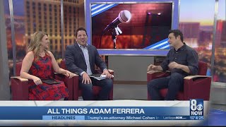 Actorcomedian Adam Ferrara brings comedy to the strip [upl. by Otiragram483]