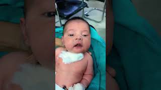 Born baby 😊 sarejahanseacha jingletoons deshbhakthigeet cutebaby babygirlnation babygirlsong [upl. by Neiv]