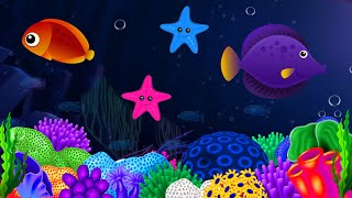 Bedtime Lullabies and Calming Undersea Animation Baby Lullaby [upl. by Avika688]