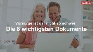 VorsorgeDokumente die MustHaves Alles über Patientenverfügung Vorsorgevollmacht und mehr [upl. by Ahsenahs]