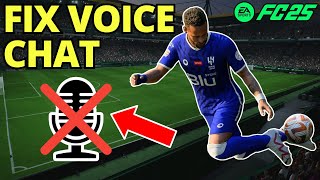 Fix Voice Chat Not Working in FC 25 [upl. by Ayeka]