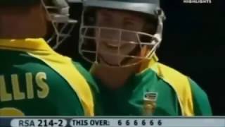 Icc World Cup 2007 Herschelle Gibbs Smashes Six Sixes In An Over [upl. by Newfeld]