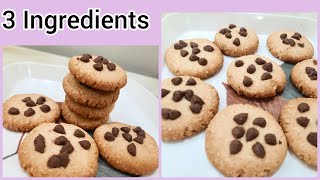 3 ingredients Sugar CookiesEasy amp Quick Recipe without Oven [upl. by Merta]