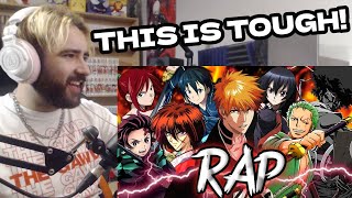 REACTION  SWORDSMEN OF ANIME CYPHER  RAPKNIGHT ft Shwabadi HalaCG Connor Quest 954mari amp More [upl. by Bonn586]