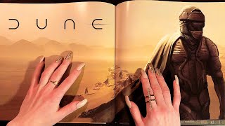 ASMR Tracing Dune Art Book ✨ 2H Flipthrough whispered [upl. by Deane]