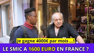 Smic 1600 euros Avis des Français [upl. by Elockin642]