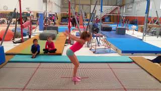 Primi elementi al trampolone GYMNASTICS TUTORIAL ginnastica artistica CSB [upl. by Faucher]