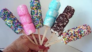 MARSHMALLOW POPS how to diy [upl. by Acirret]