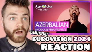 FAHREE feat Ilkin Dovlatov  Azerbaijan 🇦🇿  Showcase Performance  Eurovision 2024  REACTION [upl. by Eibob]