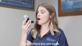 1 AirPhysio FRENCH Comment utiliser amp à quelle fréquence [upl. by Esilrahc]