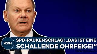 BERLIN SPDPaukenschlag quotDas ist eine schallende Ohrfeigequot Aufstand gegen Kanzler Olaf Scholz [upl. by Attenohs]