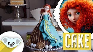 Brave Merida  Doll Cake  Disney Princess [upl. by Brentt477]