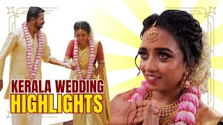 Traditional Kerala Wedding  Vaikom Mahadeva Temple  Abhishek amp Amrutha  Wedding Highlights [upl. by Eltsyrk]